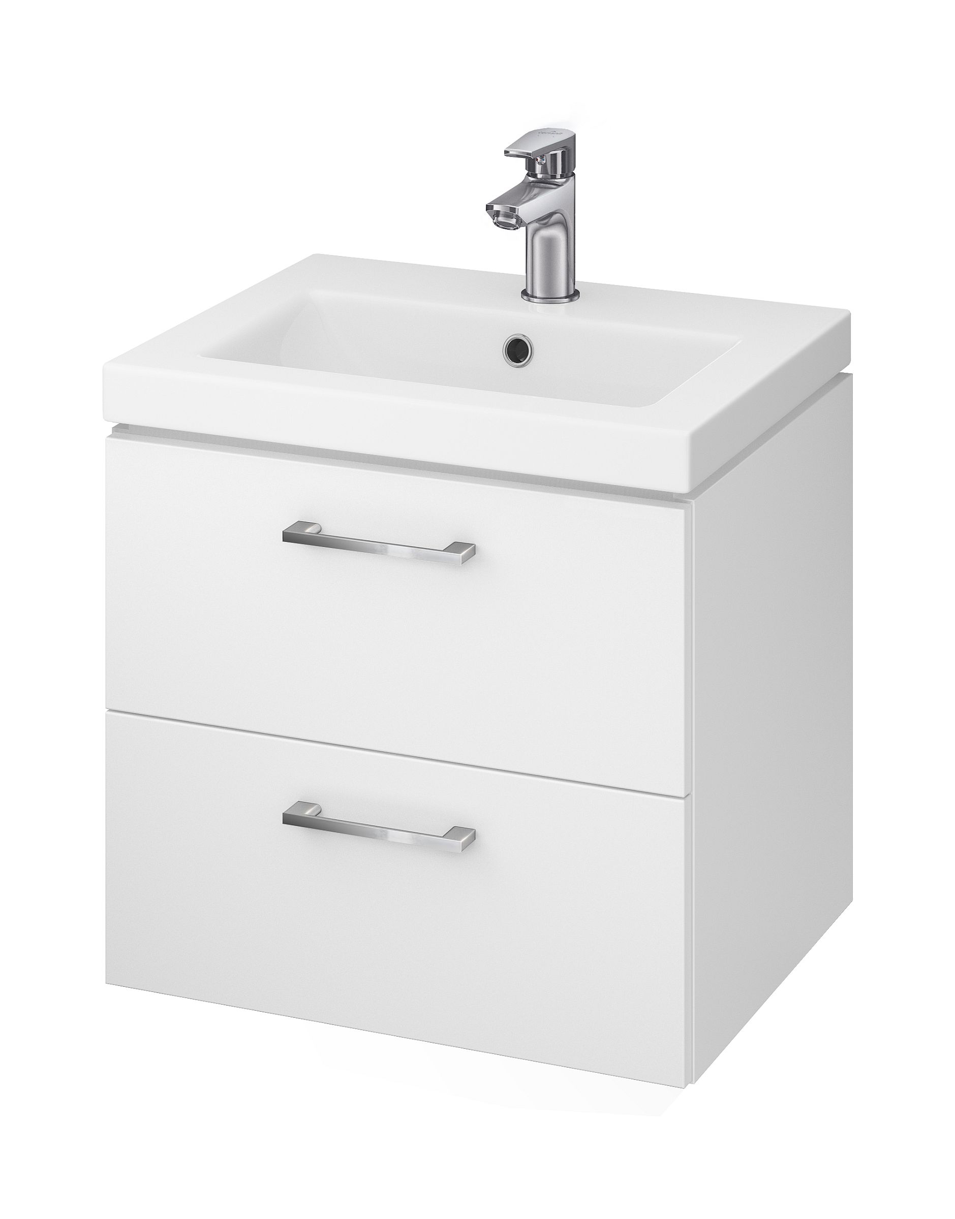 Darmowa Dostawa - Umywalka z szafką 49.4 cm białą Cersanit Lara S801146DSM