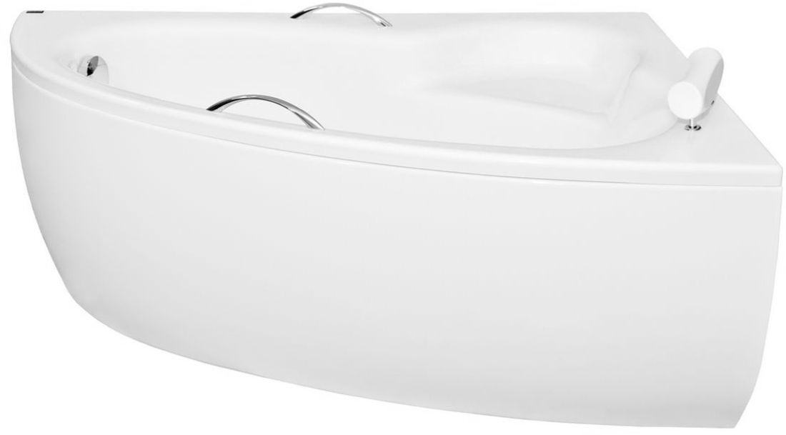 Darmowa Dostawa - Wanna z obudową 150x100 cm prawa biała Besco Natalia abset1479