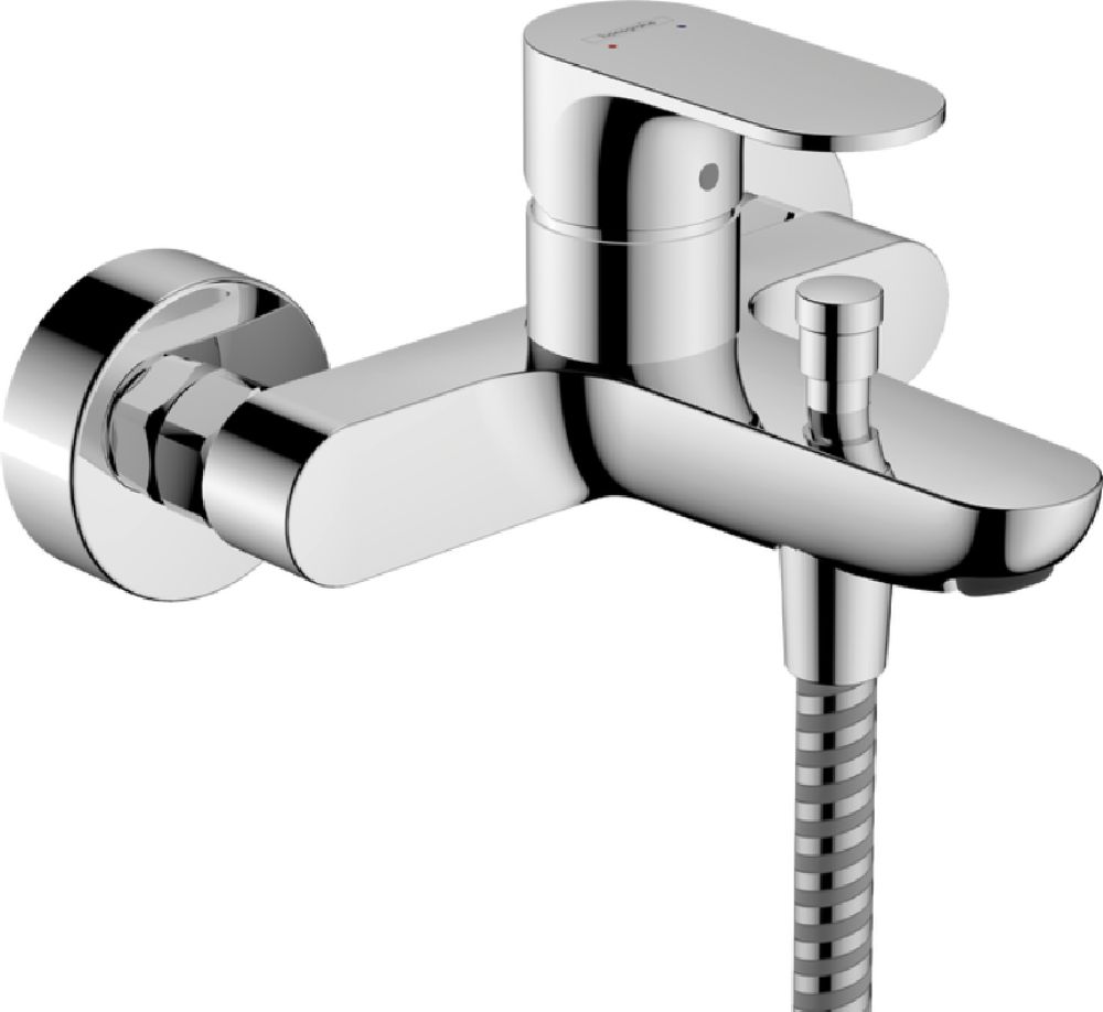 Darmowa Dostawa - Bateria wannowo-prysznicowa ścienna chrom Hansgrohe Rebris S 72443000