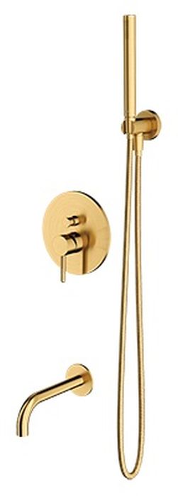 Darmowa Dostawa - Zestaw wannowo-prysznicowy podtynkowy złoty Omnires Y SYSYW01GLB