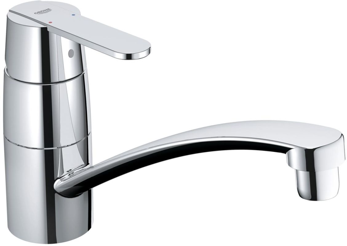Darmowa Dostawa - Bateria kuchenna stojąca starlight chrome Grohe Get 32891000