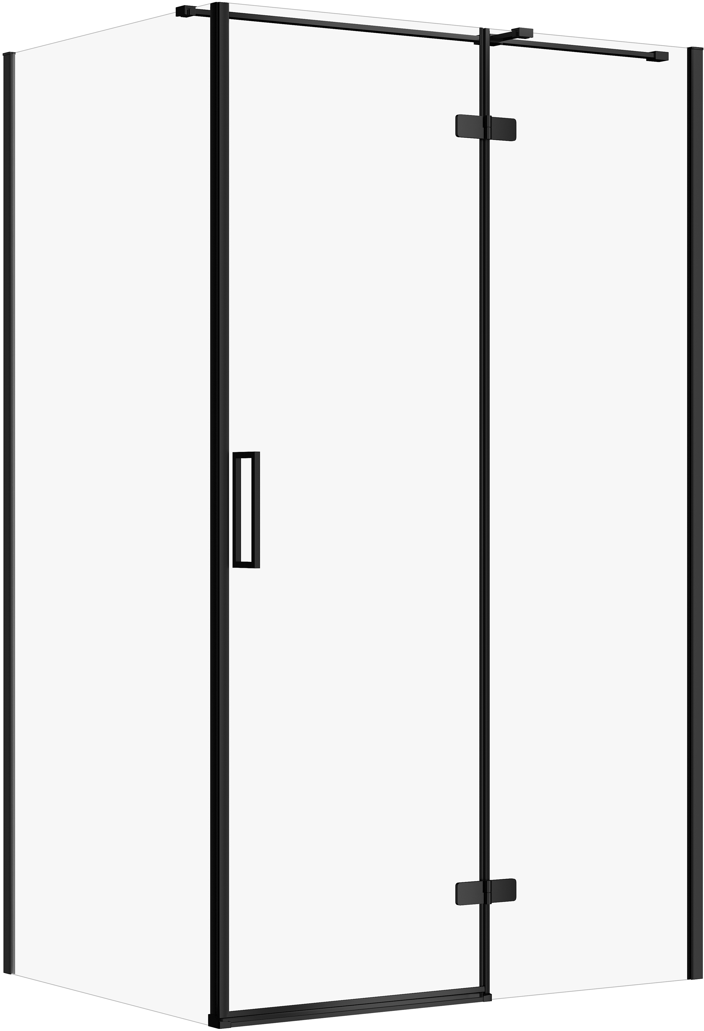 Darmowa Dostawa - Kabina prysznicowa 120x90 cm prostokątna czarny mat/szkło przezroczyste Cersanit City S584090