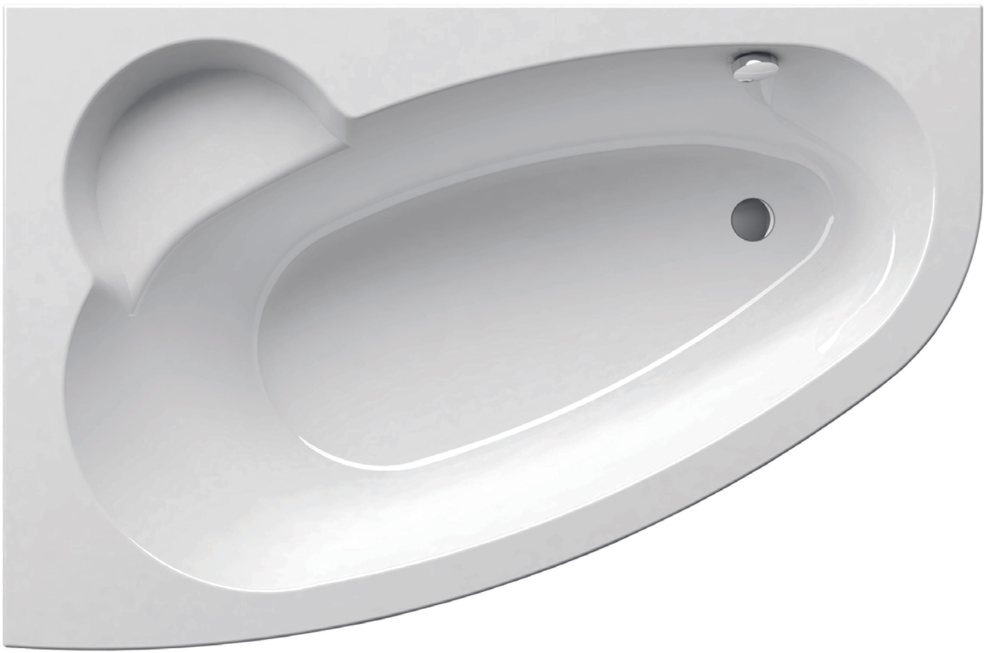 Darmowa Dostawa - Wanna narożna 160x105 cm lewa biała Ravak Asymmetric C461000000