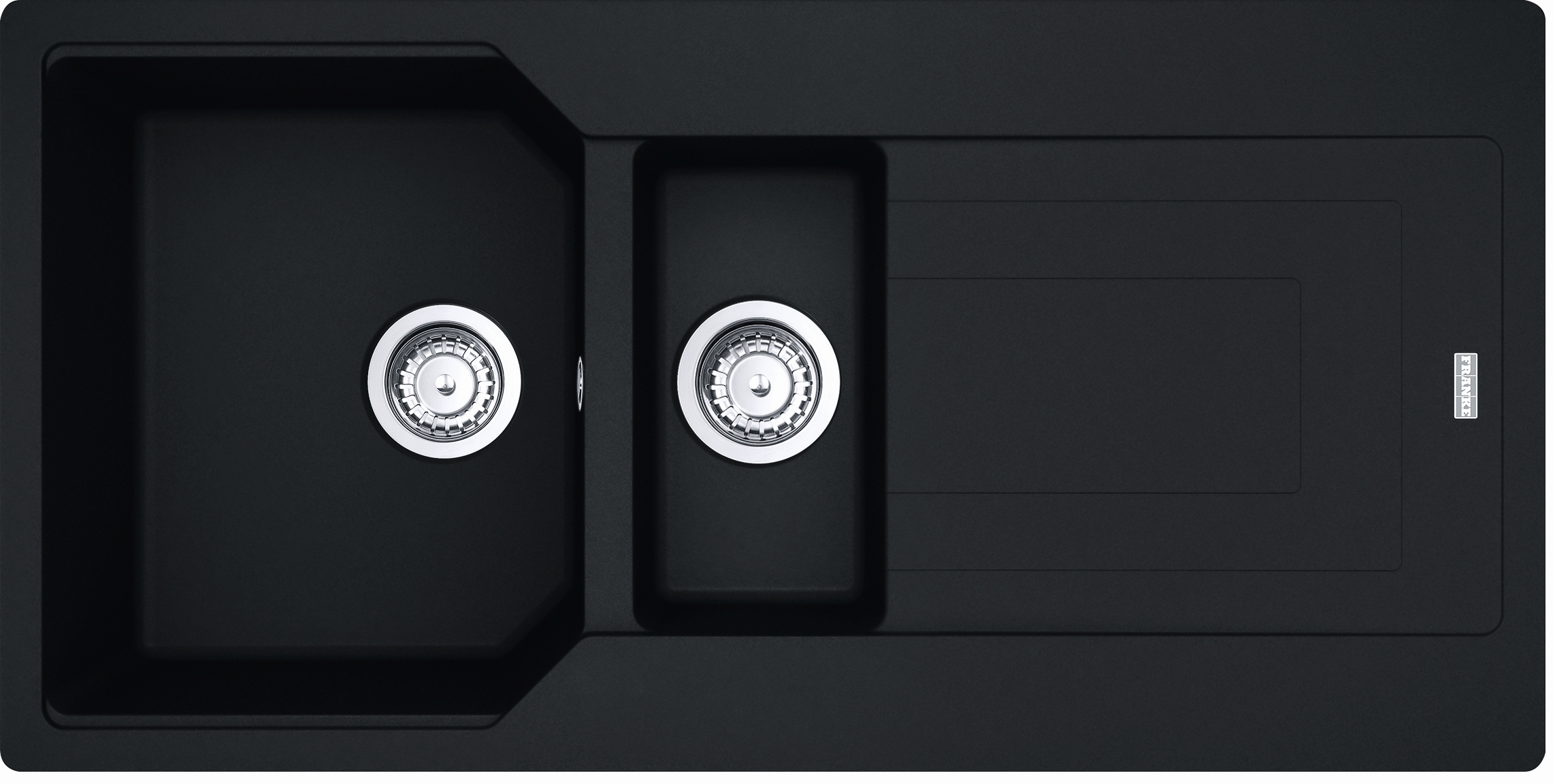 Darmowa Dostawa - Zlewozmywak granitowy 100x50 cm czarny Franke Urban 1140687305