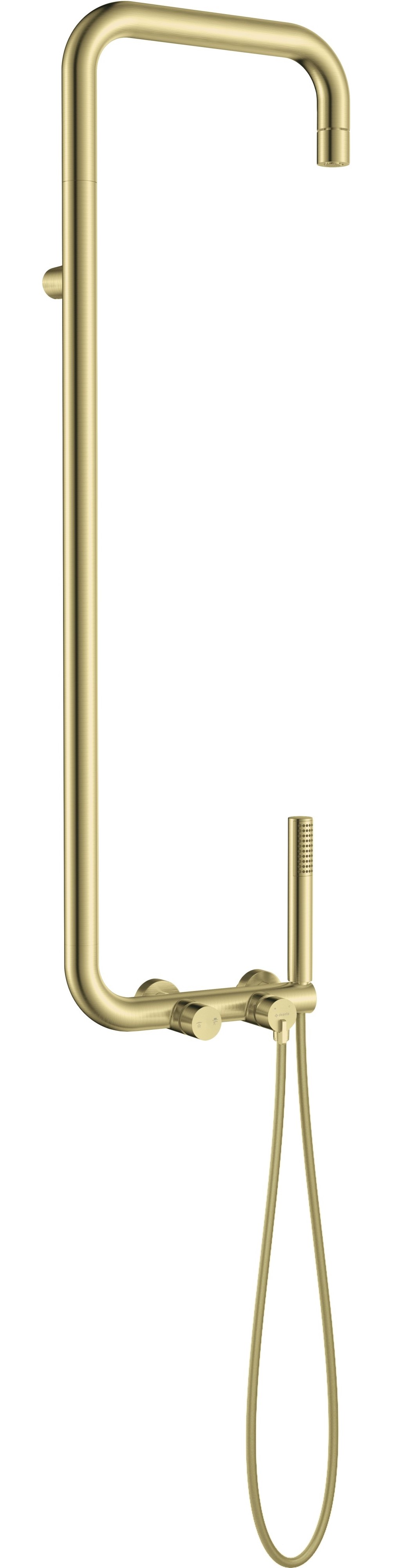 Darmowa Dostawa - Zestaw prysznicowy ścienny z deszczownicą złoty Deante Silia NQSR4XM