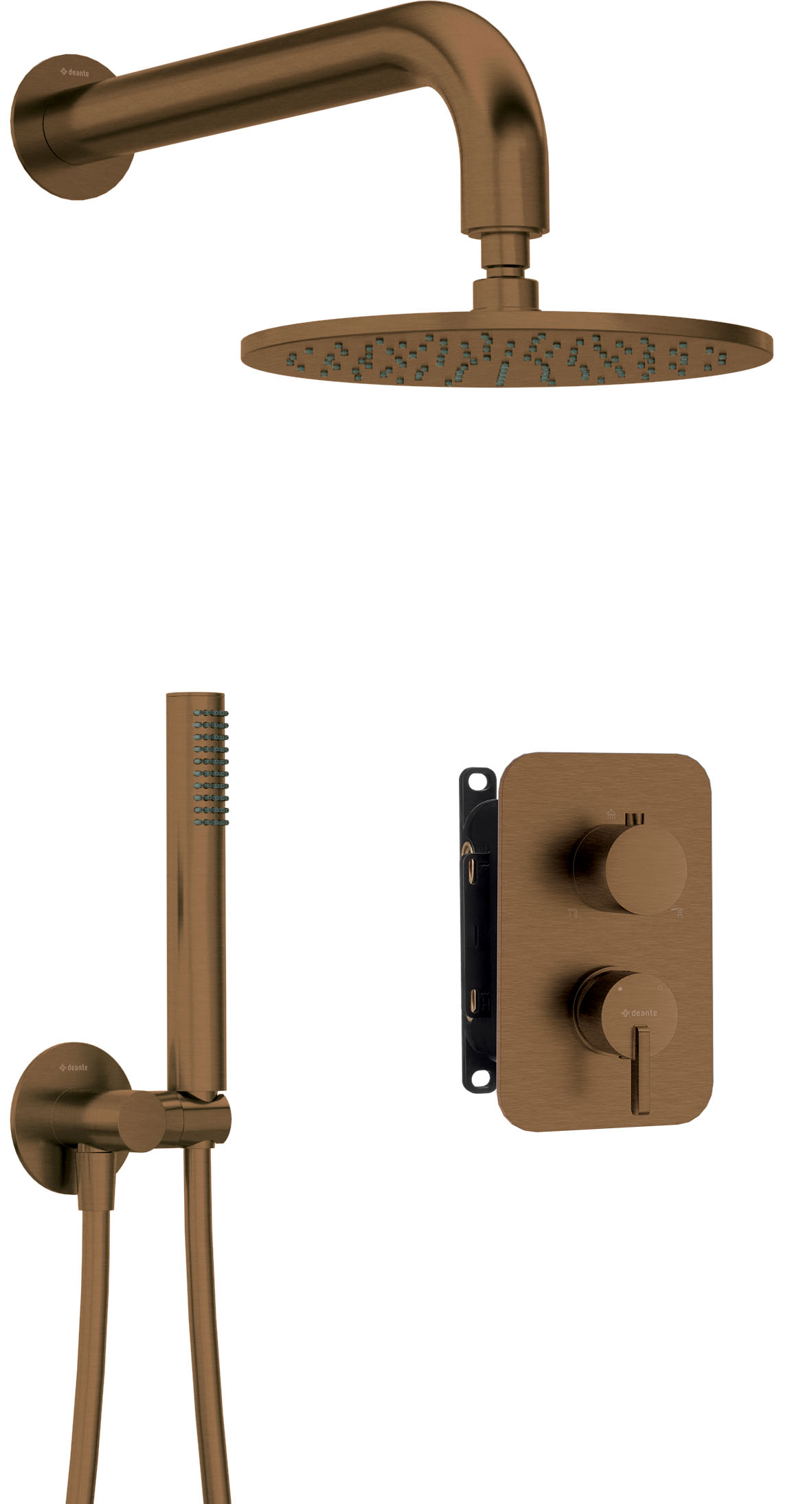 Darmowa Dostawa - Zestaw prysznicowy podtynkowy z deszczownicą Deante Silia BXYYCQSM