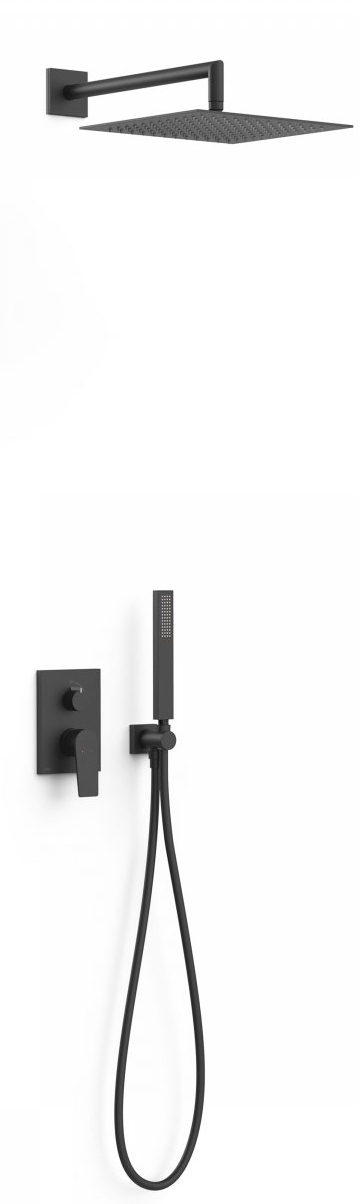 Darmowa Dostawa - Zestaw prysznicowy podtynkowy czarny Tres Project 21128004NM