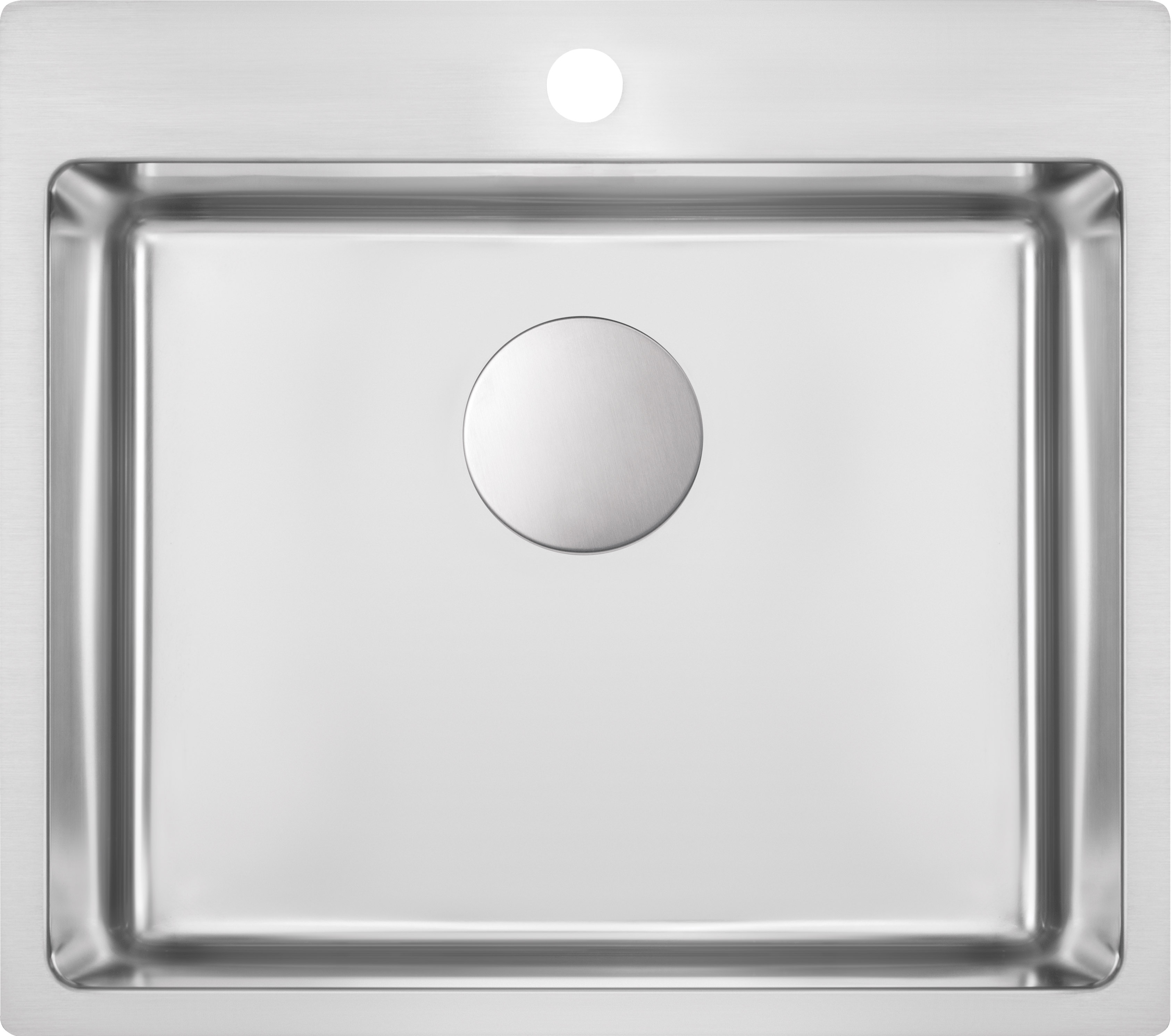 Darmowa Dostawa - Zlewozmywak stalowy 55x50.5 cm stal Deante Olfato ZPO010B