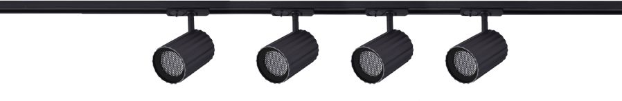 Darmowa Dostawa - System szynowy 4x40 W czarny Light Prestige Tokio LP787SET1FBK