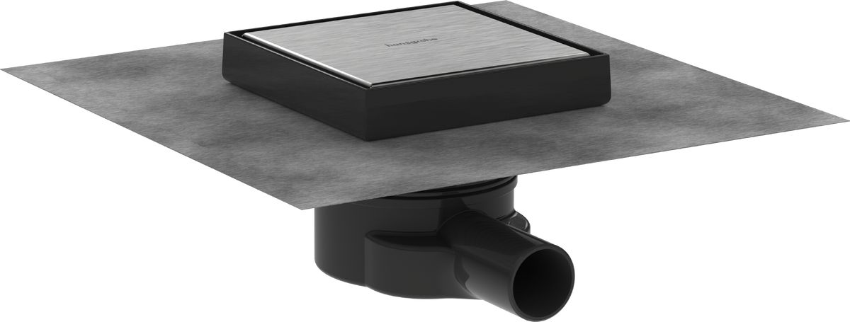 Darmowa Dostawa - Odpływ prysznicowy 15 cm stal Hansgrohe RainDrain Point 56249800