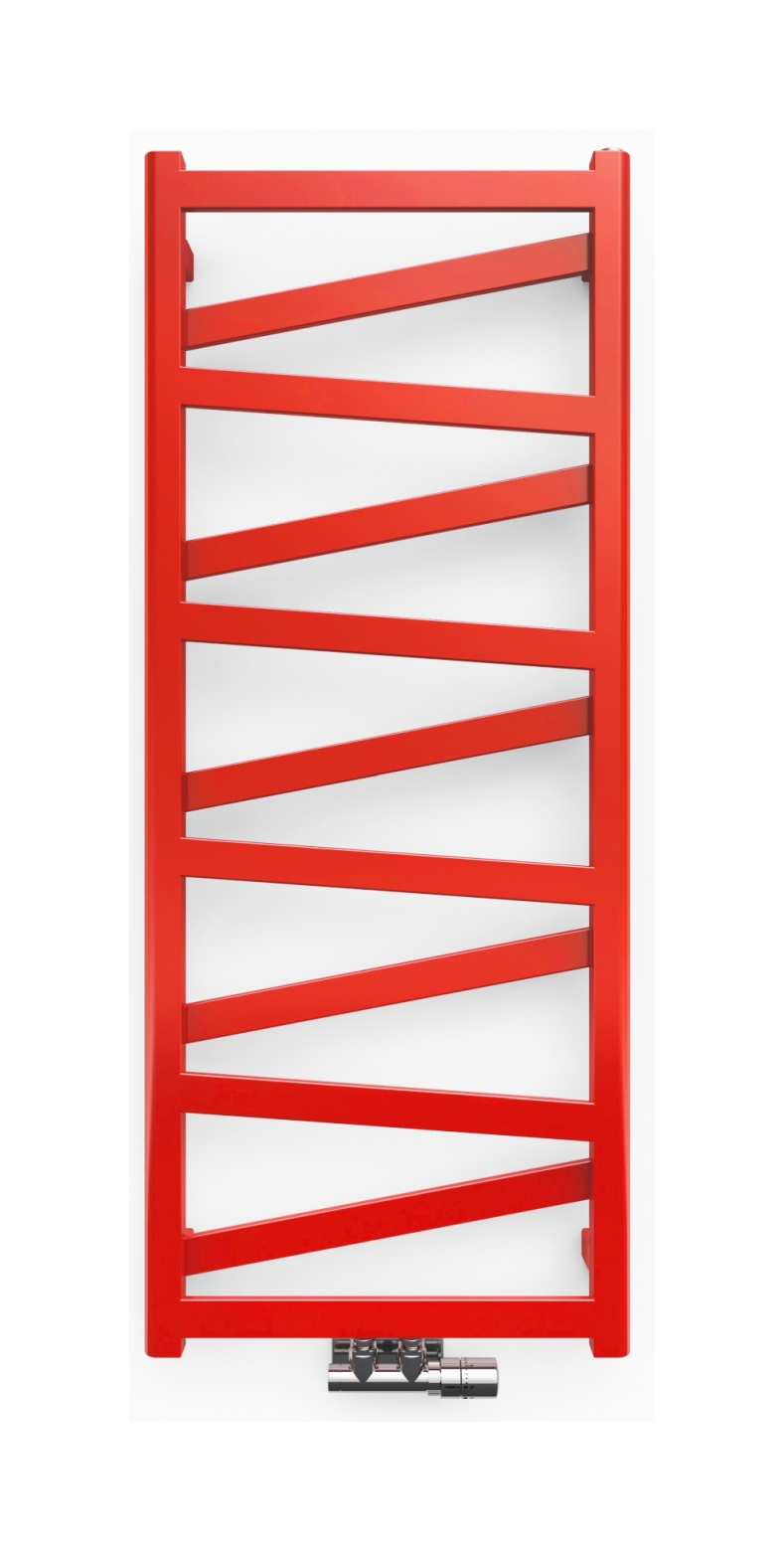 Darmowa Dostawa - Grzejnik łazienkowy dekoracyjny 123x50 cm biały Terma Vipera WGVPA123050K916ZX