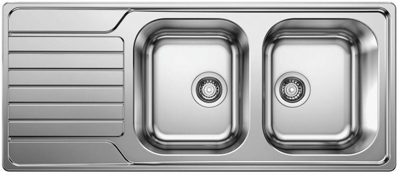 Darmowa Dostawa - Zlewozmywak stalowy 116x50 cm Blanco Dinas 8 S 523376