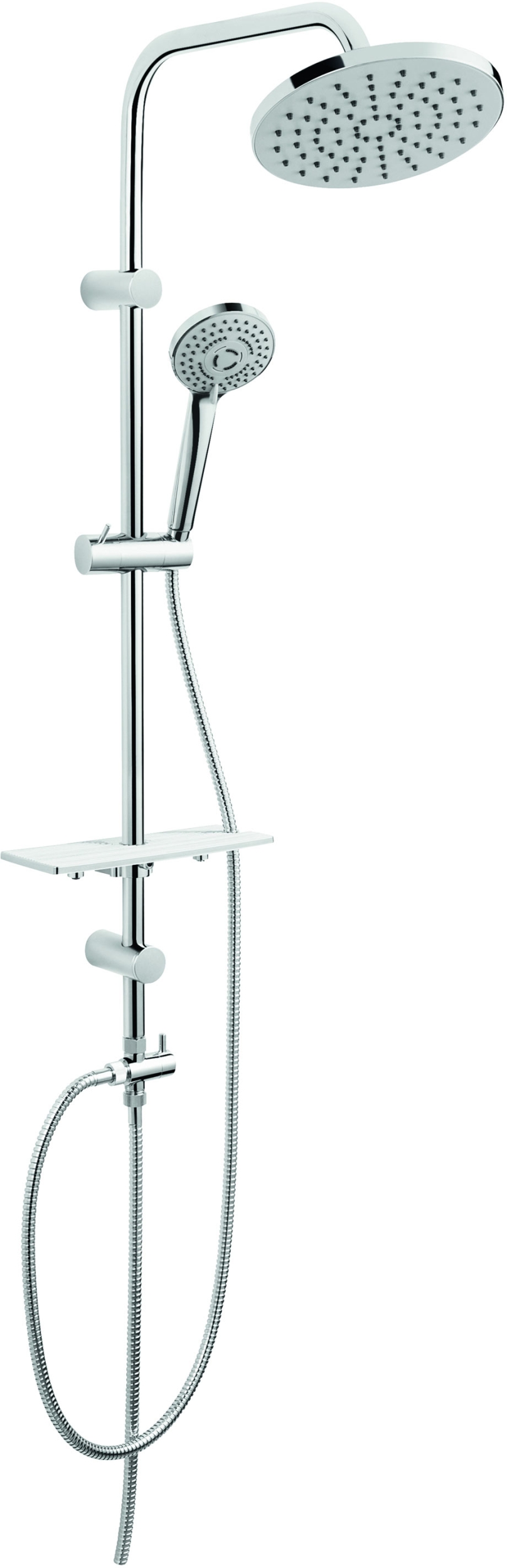 Darmowa Dostawa - Zestaw prysznicowy ścienny chrom Ferro Rondo Lux NP23