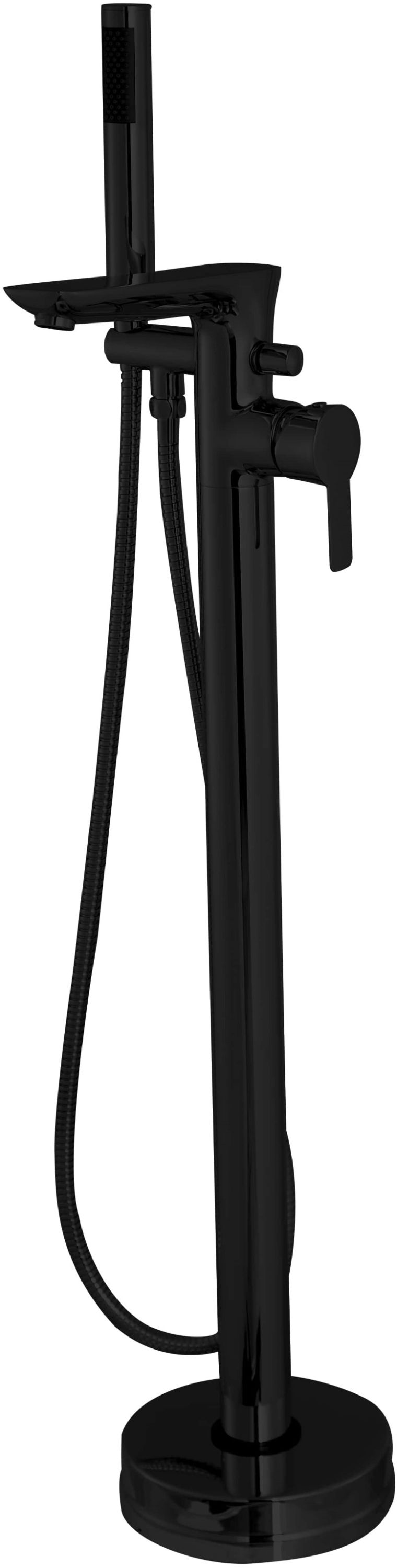 Darmowa Dostawa - Bateria wannowo-prysznicowa wolnostojąca czarny Invena Glamour BW02W04