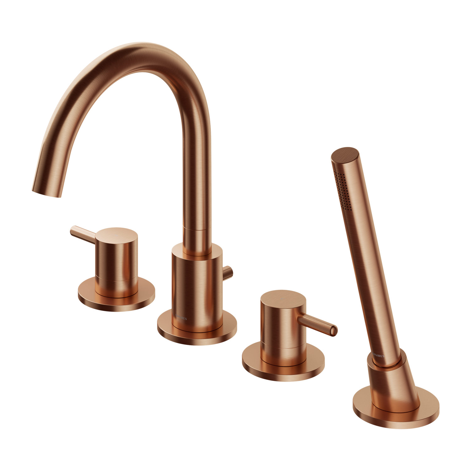 Darmowa Dostawa - Bateria wannowo-prysznicowa nawannowa miedź Omnires Y Y1232CPB