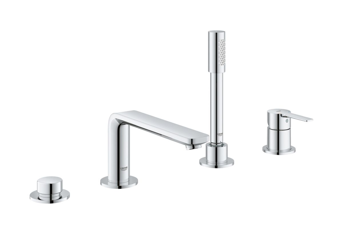 Darmowa Dostawa - Bateria wannowo-prysznicowa nawannowa starlight chrome Grohe Lineare 19577001