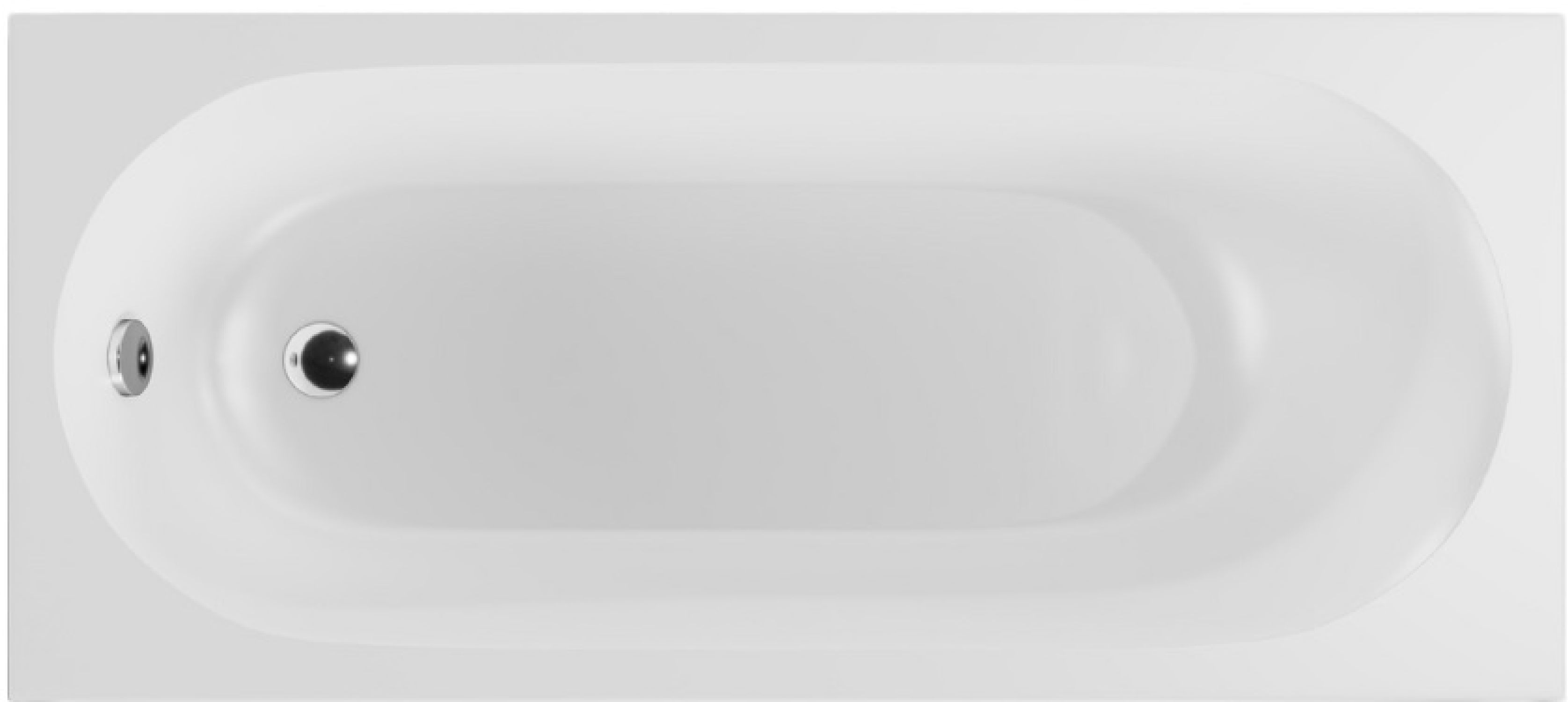 Darmowa Dostawa - Wanna prostokątna Slim 180x80 cm biała Excellent Oceana WAEXOCM18080WHS