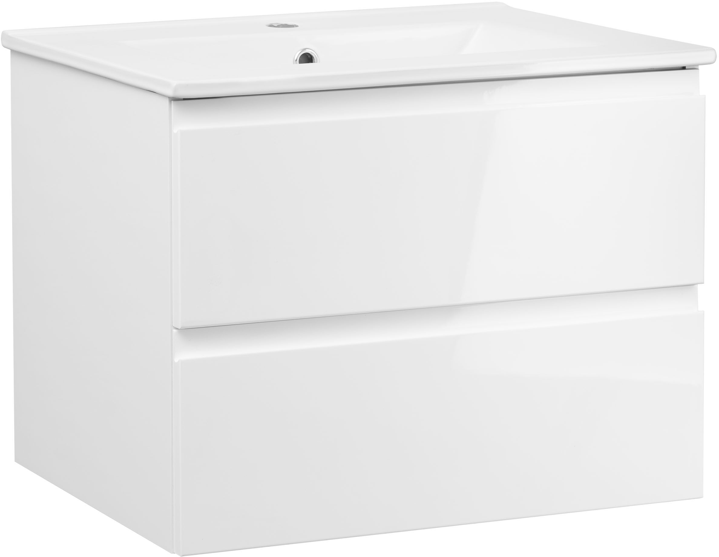 Darmowa Dostawa - Umywalka z szafką 61 cm białą Astor Reno AMREU61027