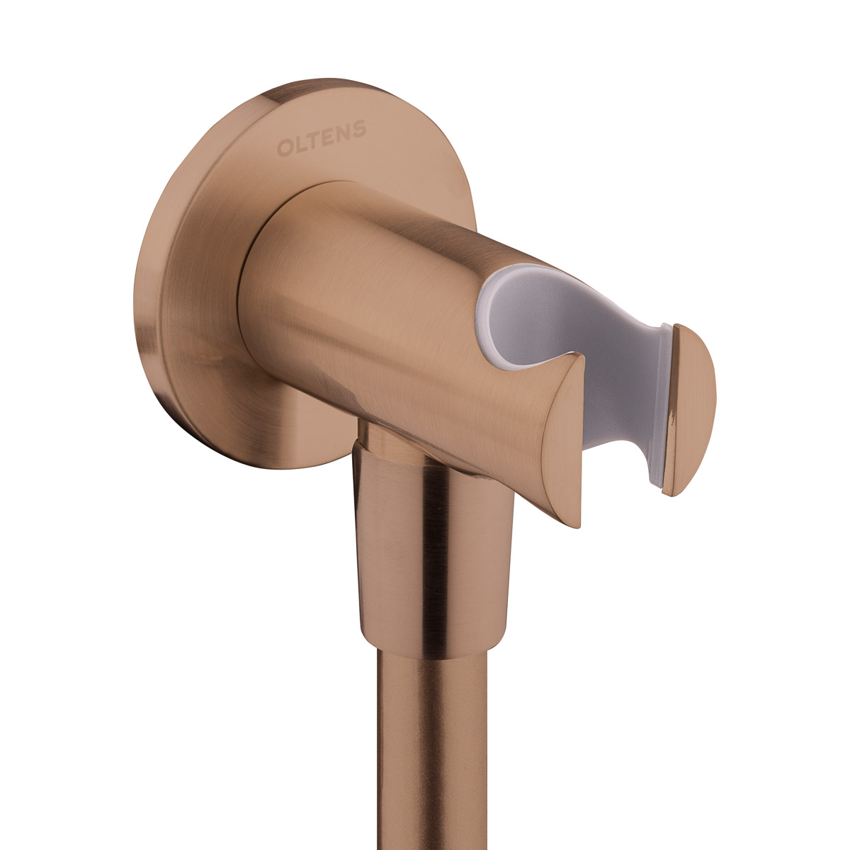 Darmowa Dostawa - Przyłącze kątowe z uchwytem miedź szczotkowana Oltens Hvita 39304610