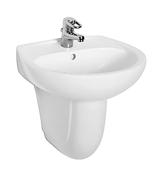 Darmowa Dostawa - Umywalka 50x41 cm półokrągła ścienna biała Koło Idol M11050000