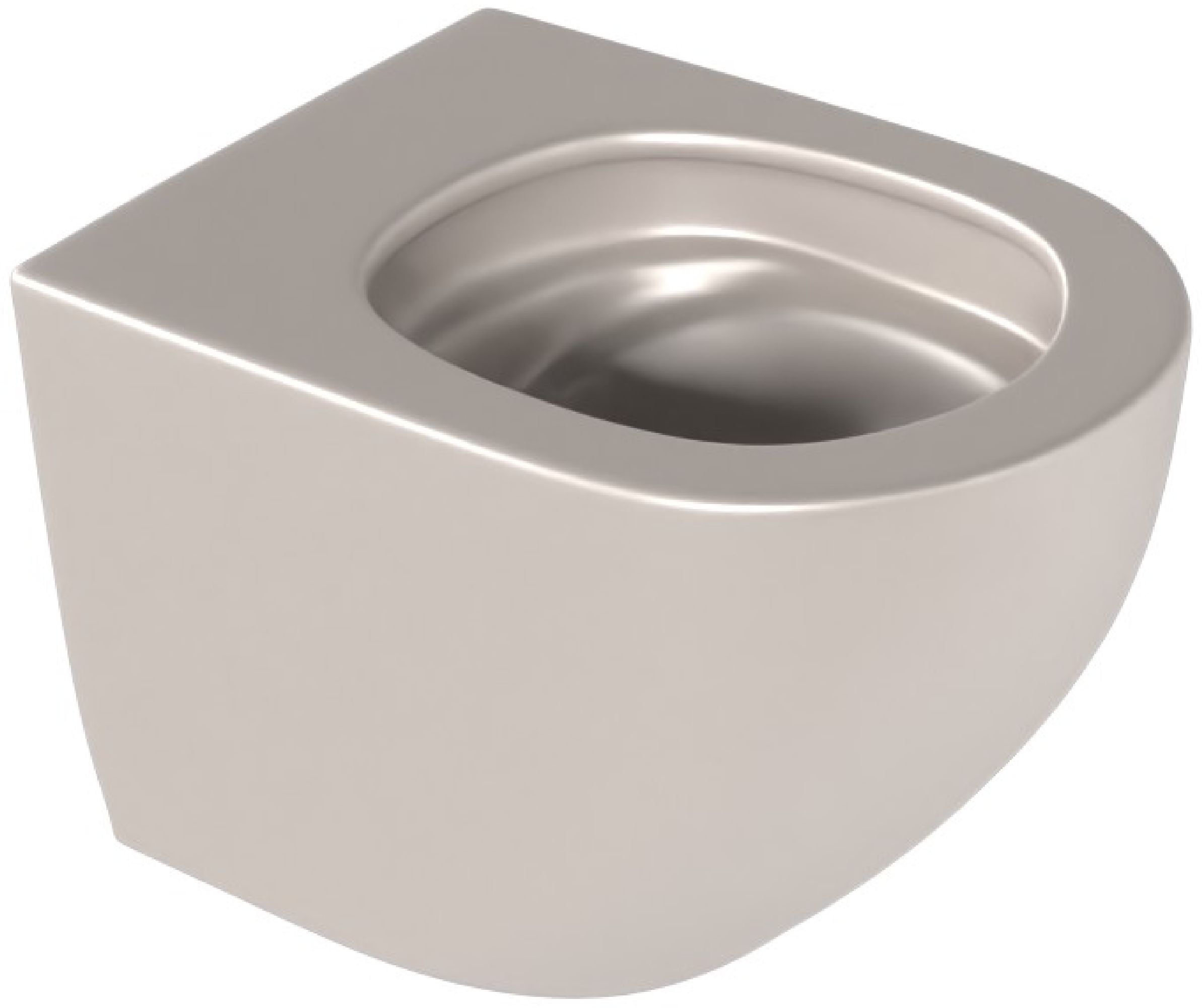 Darmowa Dostawa - Miska WC wisząca bez kołnierza spłukiwanie wirowe mat Excellent Luqa CEAC6403480CAM