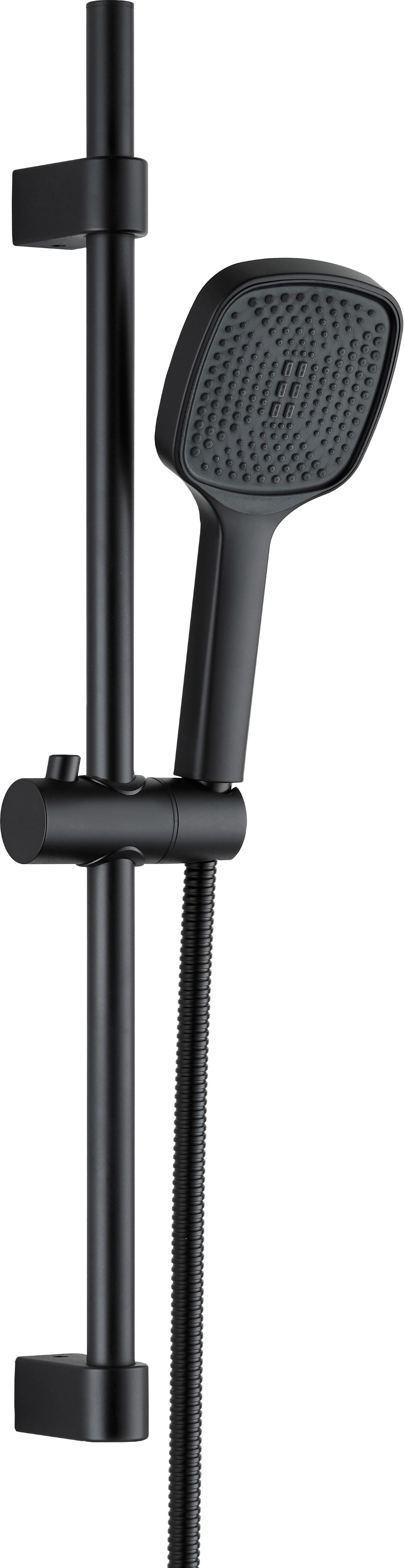 Darmowa Dostawa - Zestaw prysznicowy ścienny czarny mat Deante Maro NLON51K