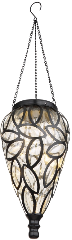 Darmowa Dostawa - Lampa wisząca zewnętrzna 1x0.06 W czarna Globo Lighting Solar 36131