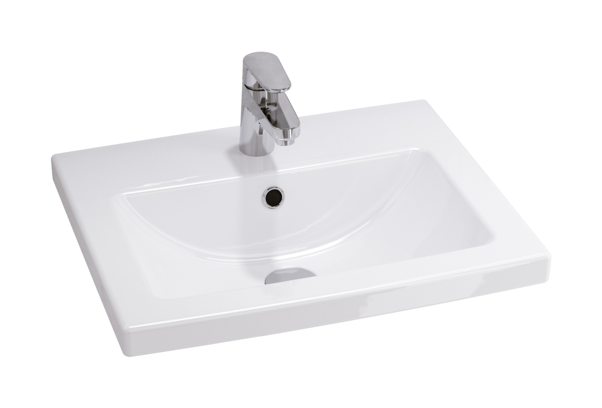 Darmowa Dostawa - Umywalka 50x40 cm prostokątna meblowa biała Cersanit Como K32002BOX
