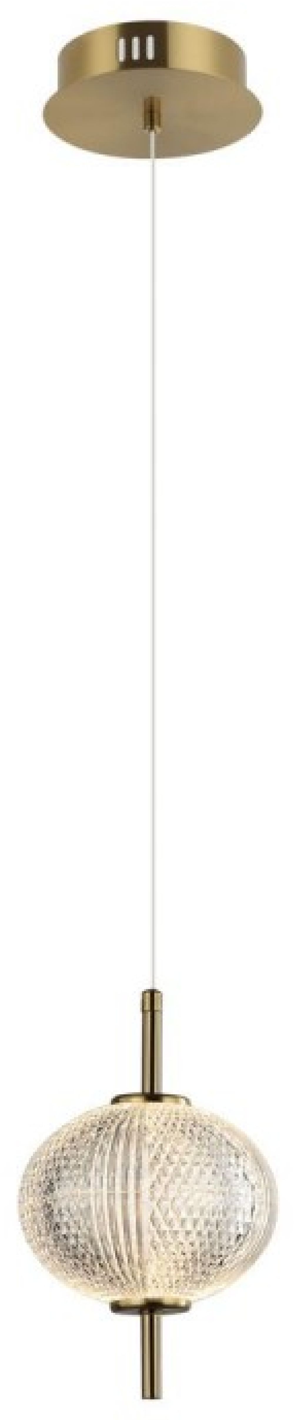 Darmowa Dostawa - Lampa wisząca 1x5 W przezroczysta Italux Lazie PND290381GD