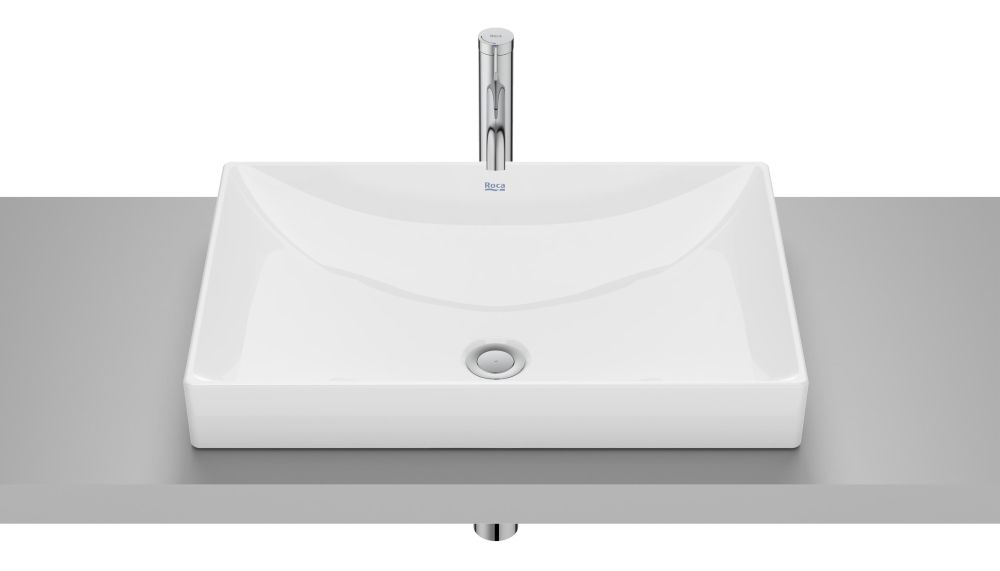 Darmowa Dostawa - Umywalka 60x40 cm prostokątna wpuszczana biała Roca Ona A32768M000