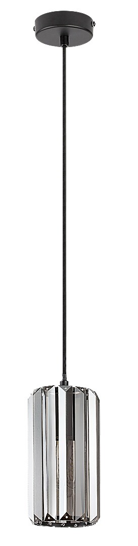 Darmowa Dostawa - Lampa wisząca 1x40 W czarna-przydymiona Rabalux Veness 72254