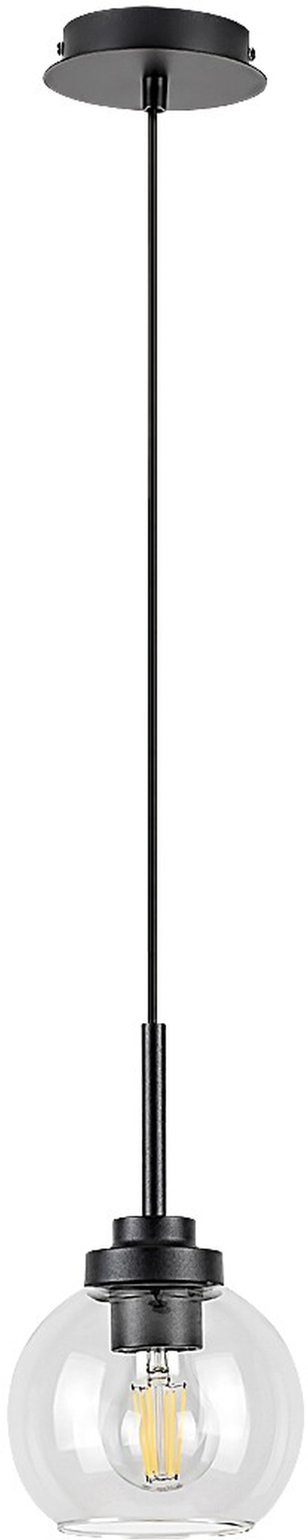 Darmowa Dostawa - Lampa wisząca 1x15 W czarna Rabalux Tirina 75006