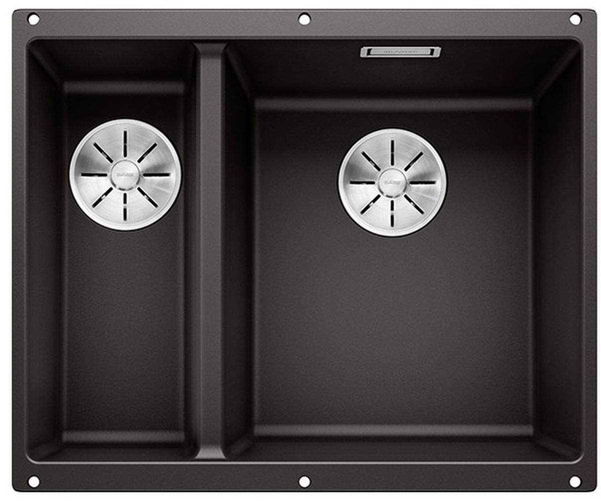 Darmowa Dostawa - Zlewozmywak granitowy 52.5x40 cm czarny Blanco Subline 340/160-U 525986