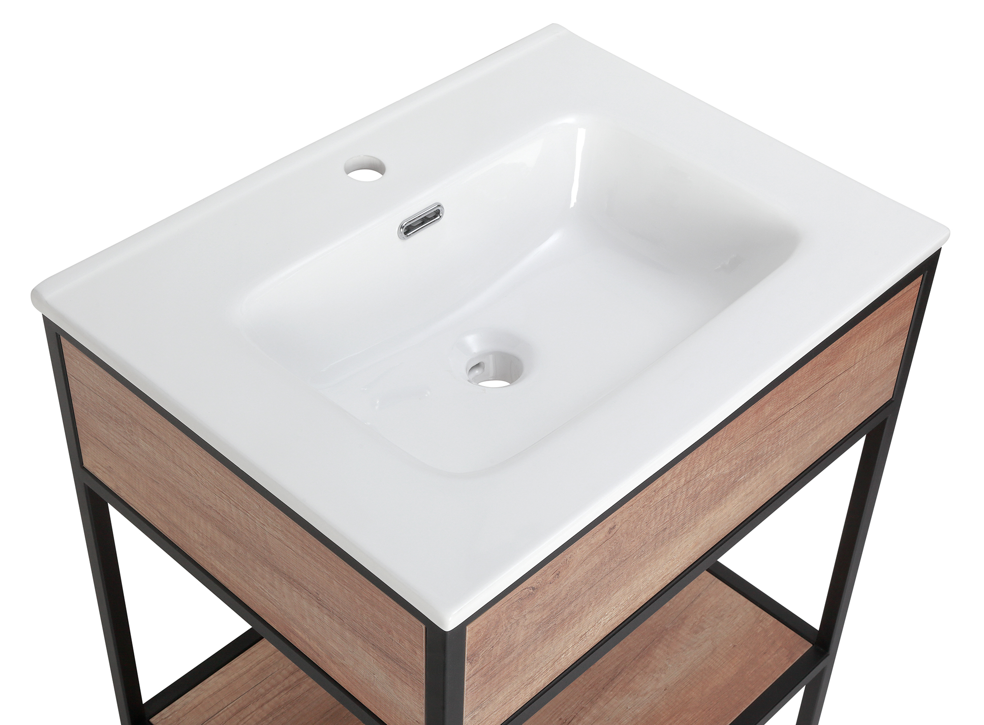 Darmowa Dostawa - Umywalka 61.5x47 cm prostokątna wpuszczana biała Astor Nevada AUPHR60000