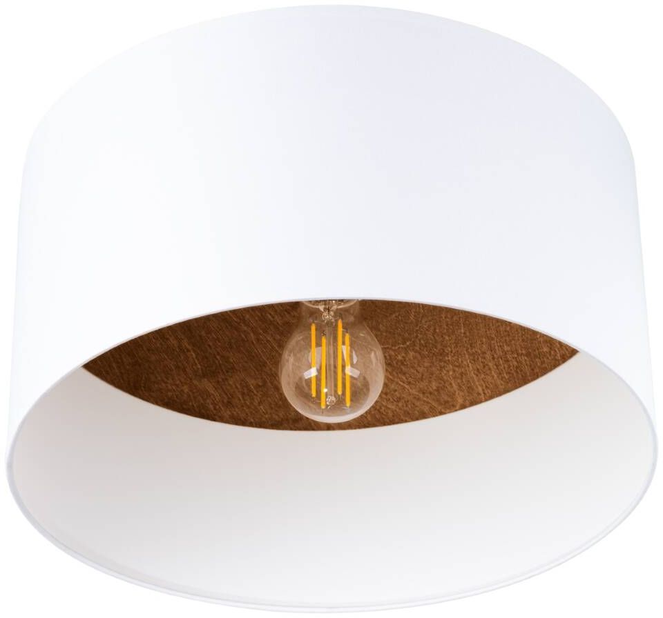 Darmowa Dostawa - Lampa podsufitowa 1x15 W biała-brązowa Sollux Lighting Telesto SL1392