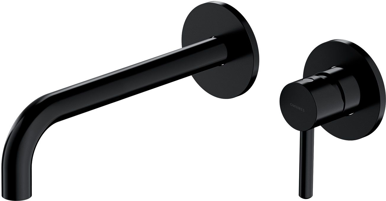 Darmowa Dostawa - Bateria umywalkowa podtynkowa czarna Omnires Y Y1215HLBL