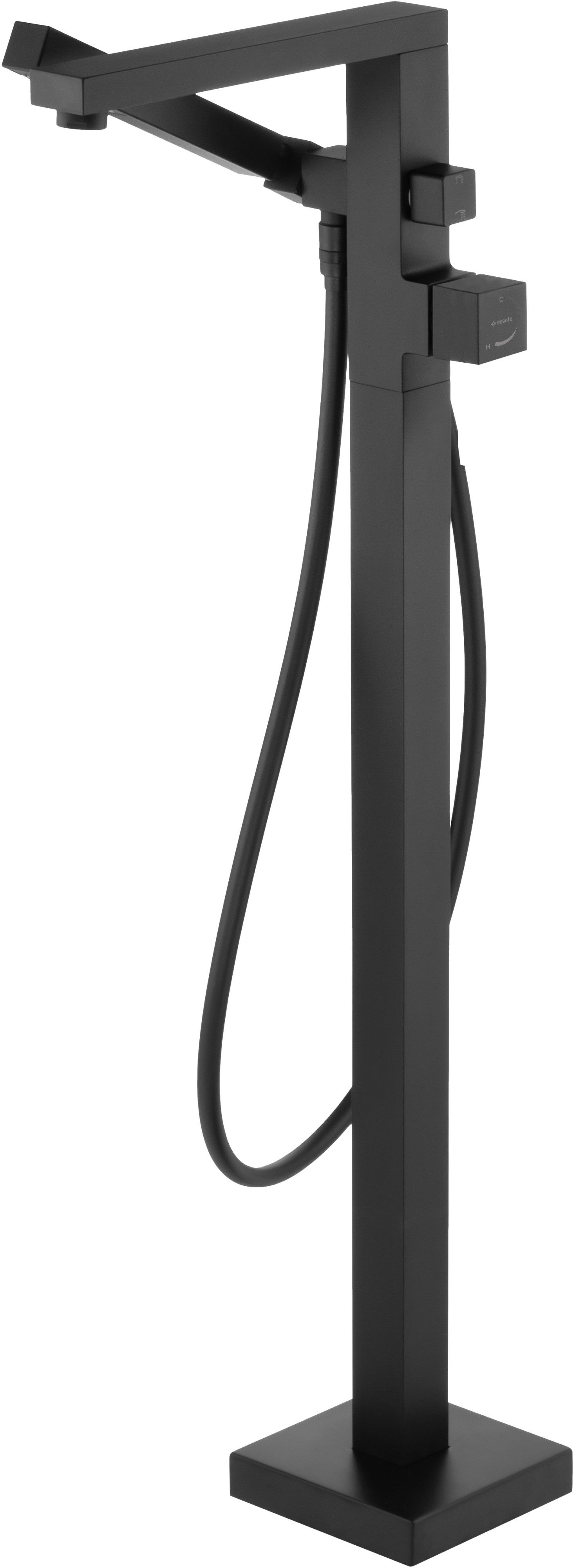 Darmowa Dostawa - Bateria wannowo-prysznicowa wolnostojąca czarna Deante Blur BQLN17M