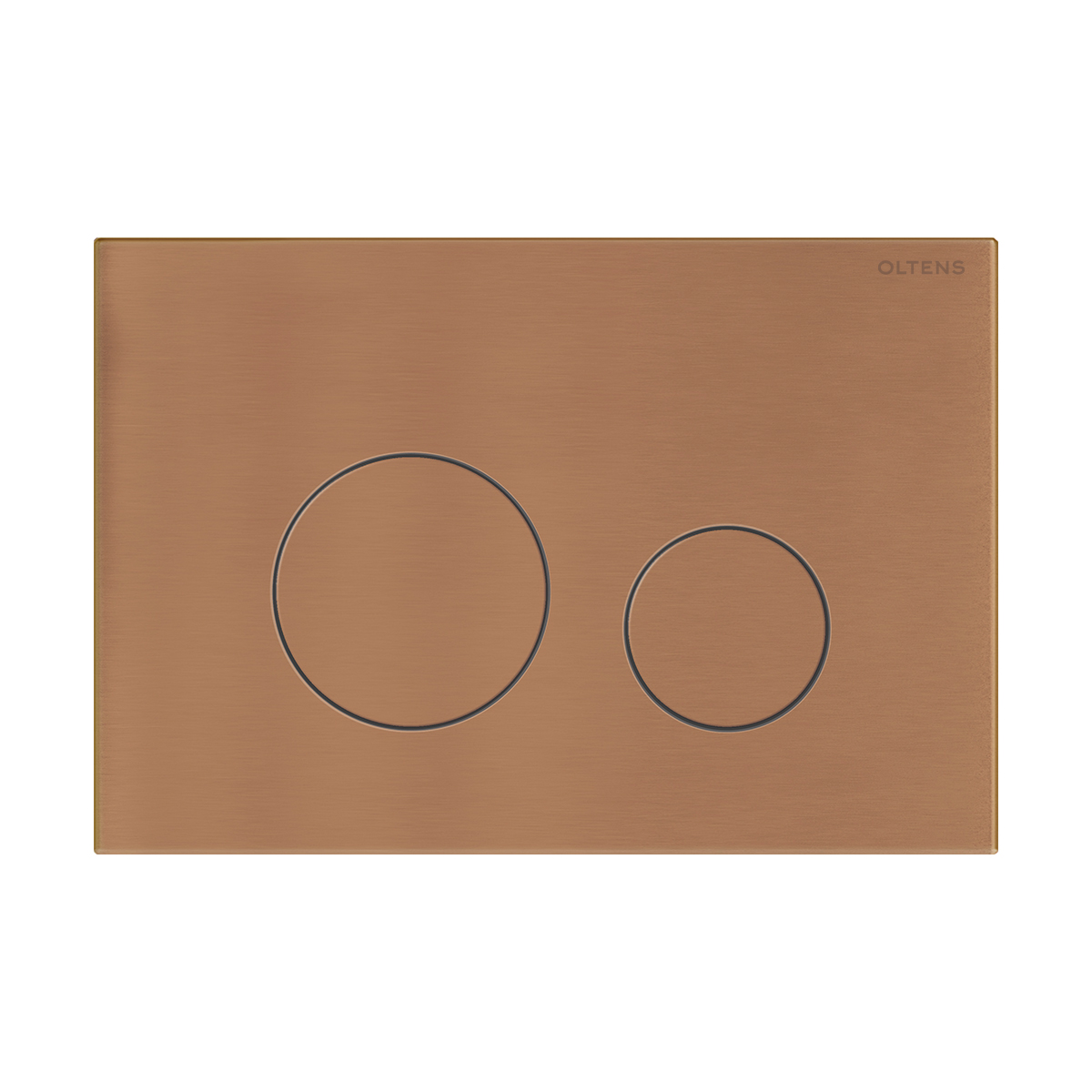 Darmowa Dostawa - Przycisk spłukujący do wc miedź szczotkowana Oltens Lule 57102610