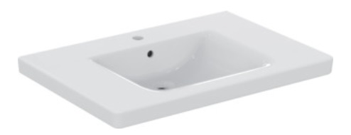 Darmowa Dostawa - Umywalka 80x55.5 cm prostokątna ścienna dla niepełnosprawnych biała Ideal Standard Connect Freedom E548401