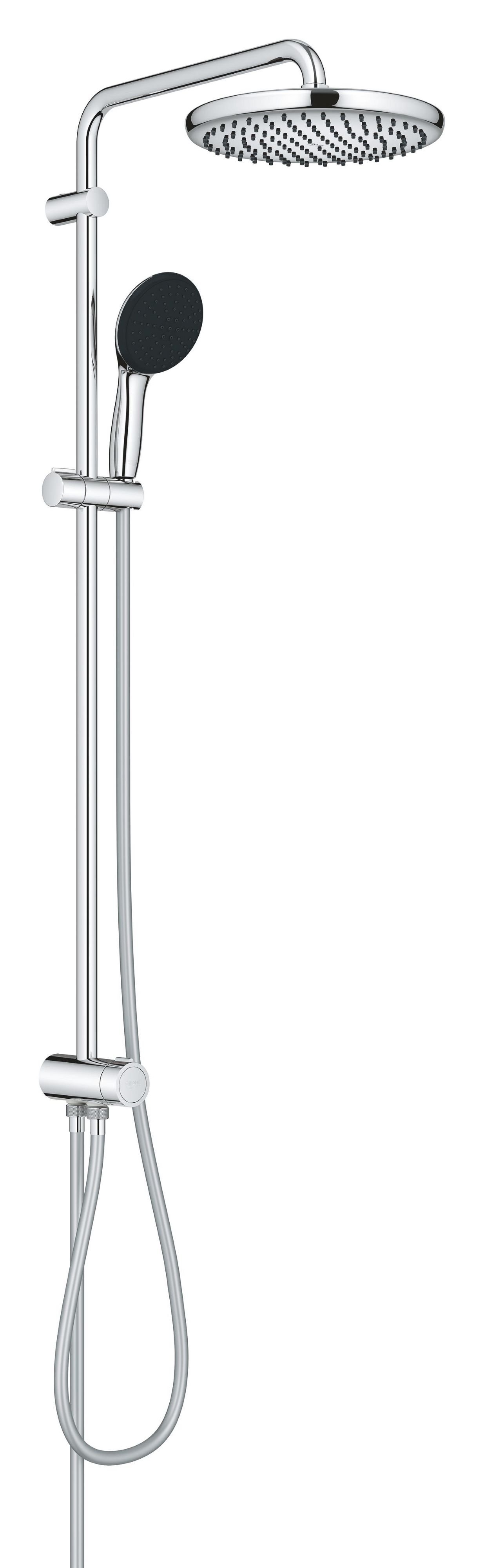 Darmowa Dostawa - Zestaw prysznicowy ścienny z deszczownicą starlight chrome Grohe Vitalio Start System 26989001