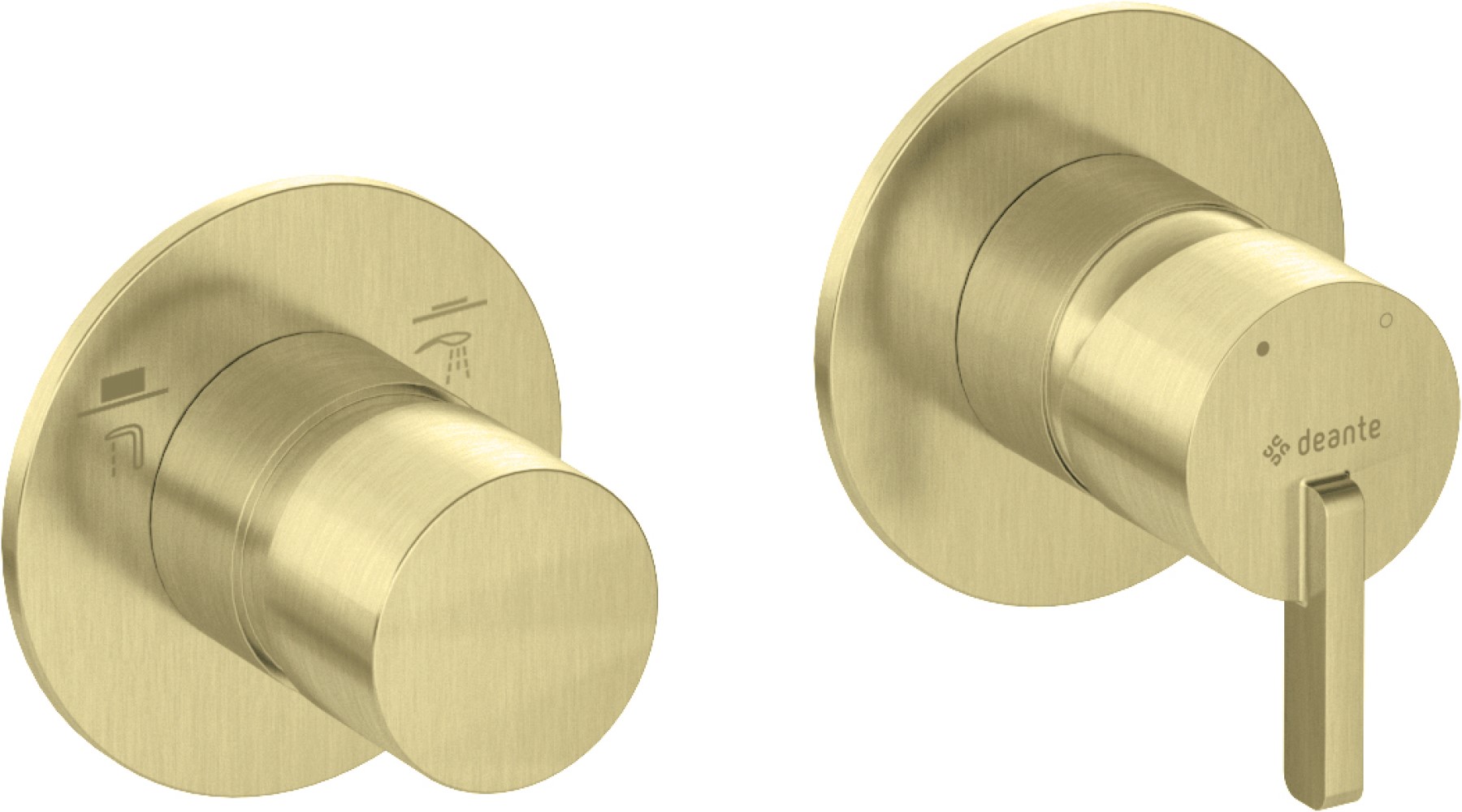 Darmowa Dostawa - Bateria wannowo-prysznicowa podtynkowa złota Deante Silia BQSR46P