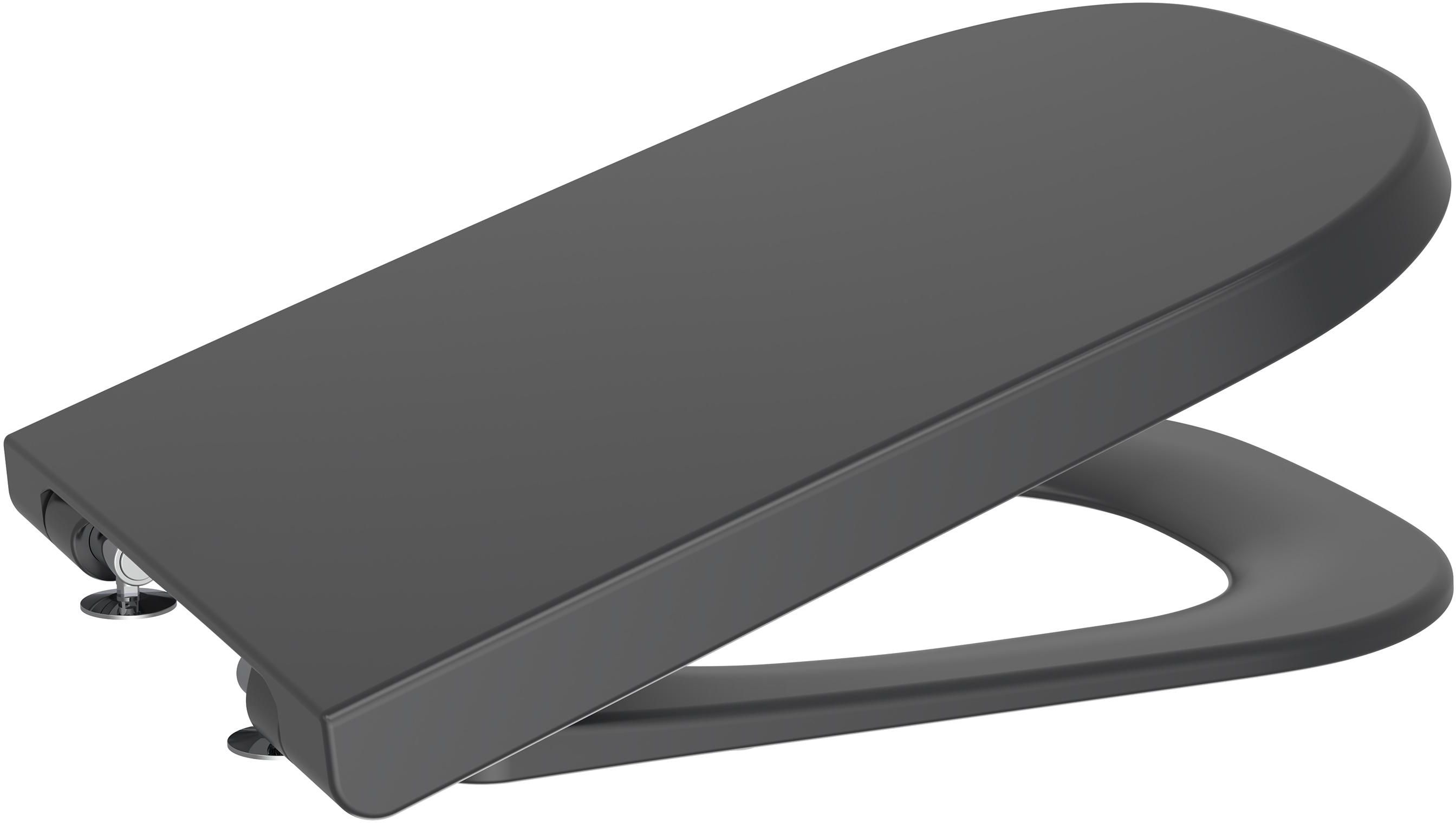 Darmowa Dostawa - Deska sedesowa wolnoopadająca czarna Roca Gap Square A80147208B