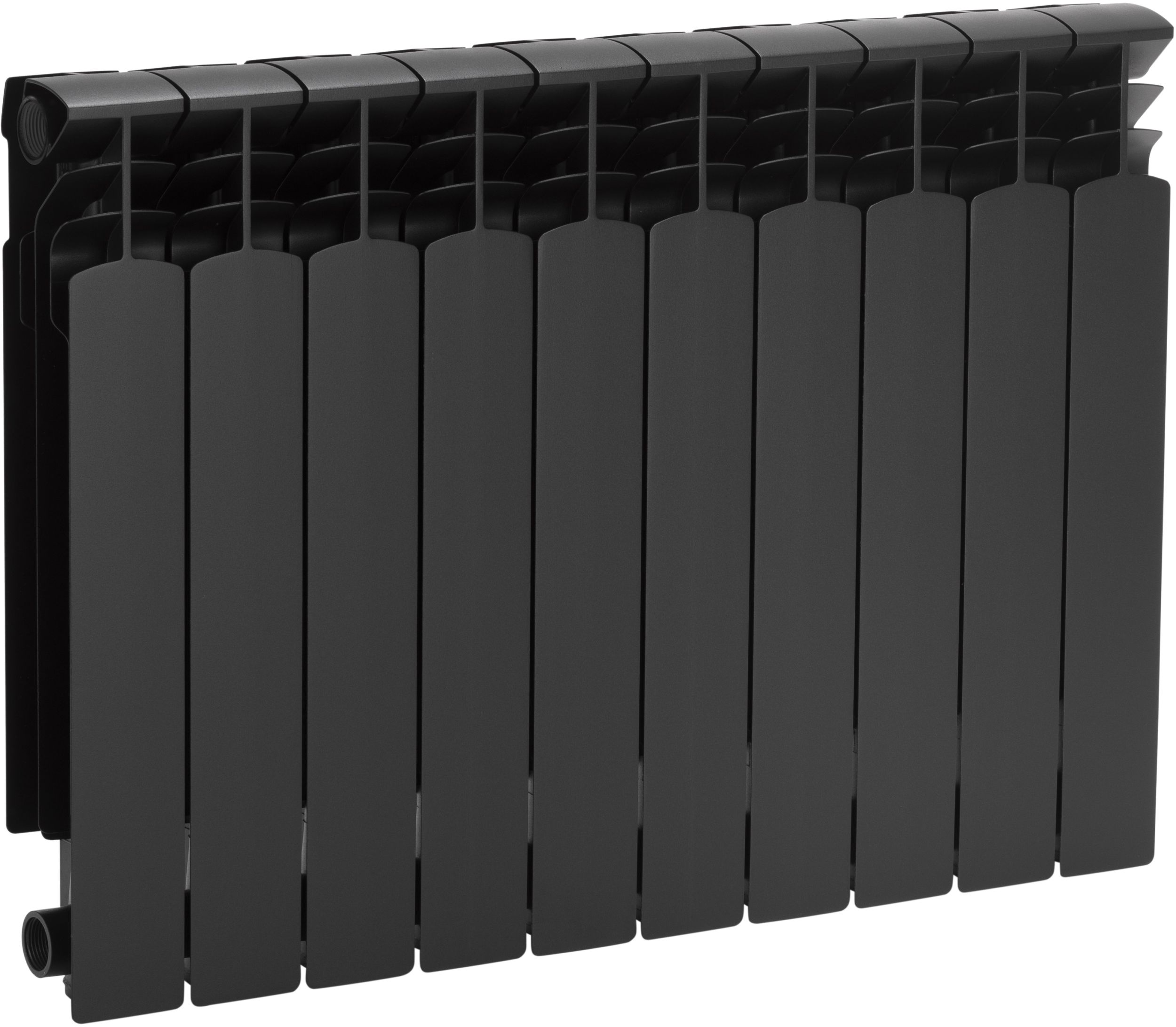 Darmowa Dostawa - Grzejnik pokojowy 57.2x80.4 cm podłączenie boczne czarny KFA Armatura G500F 78910081