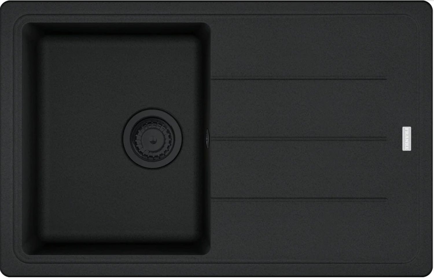 Darmowa Dostawa - Zlewozmywak granitowy 78x50 cm czarny Franke Basis 1140693557