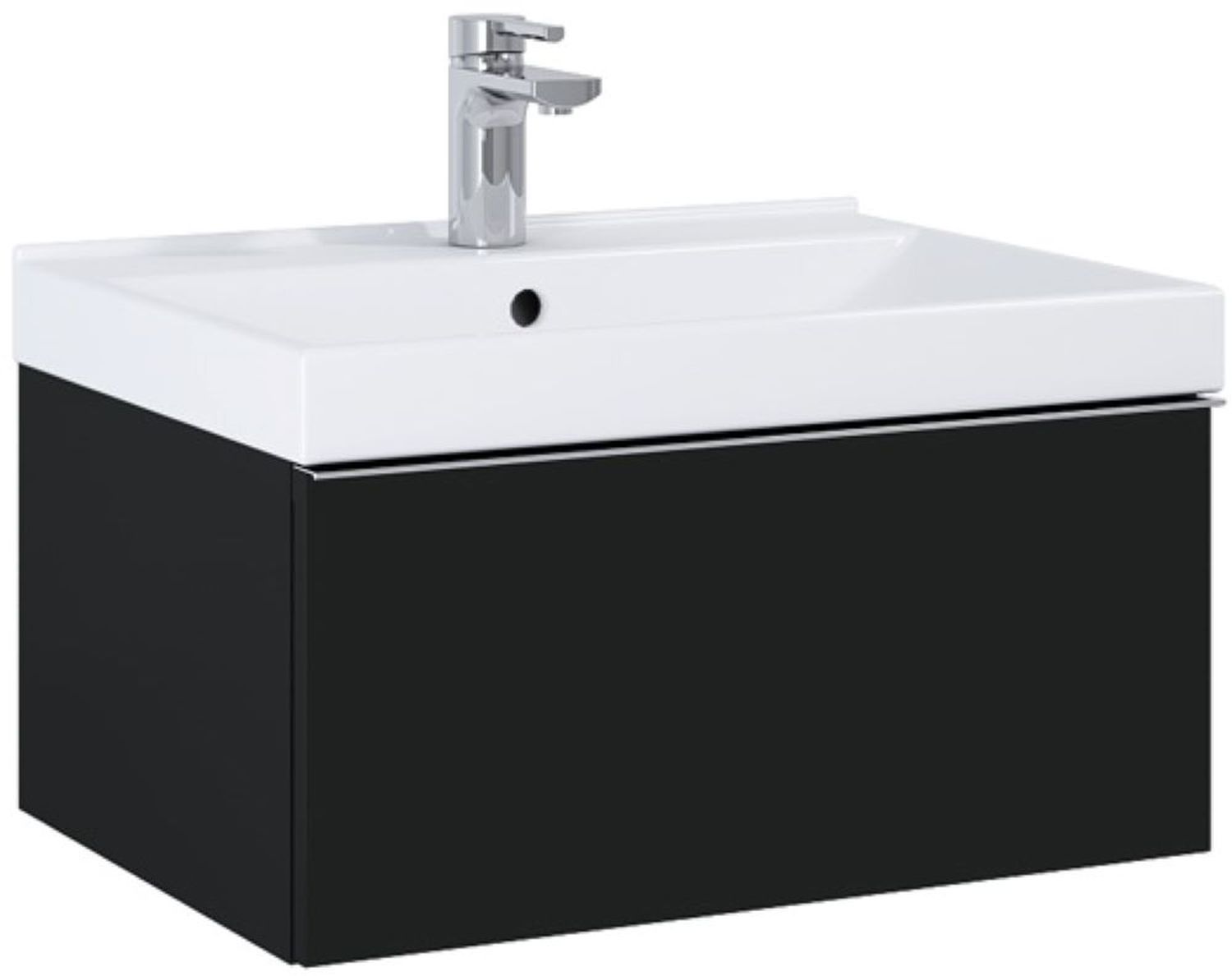 Darmowa Dostawa - Szafka 60x44.9x28.1 cm podumywalkowa wisząca czarna Elita Look RE010603027160