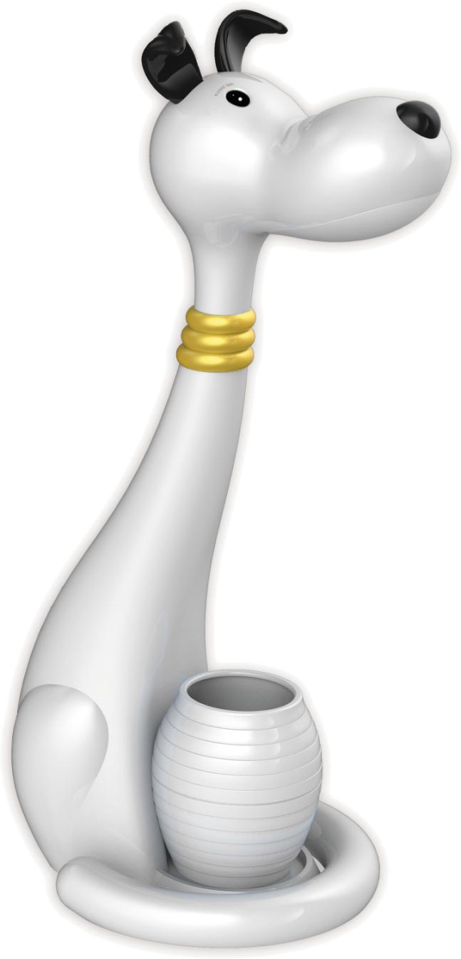 Darmowa Dostawa - Lampa biurkowa Kaja Piesek KBL1607BIALY