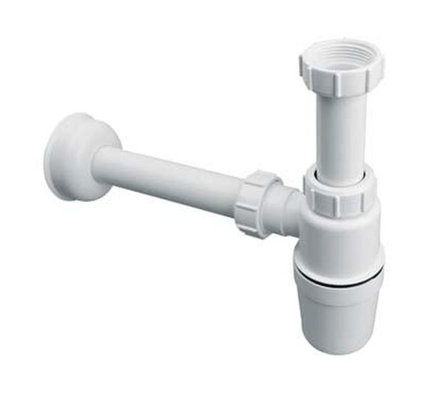 Darmowa Dostawa - Syfon do umywalki butelkowy biały McAlpine HC2J