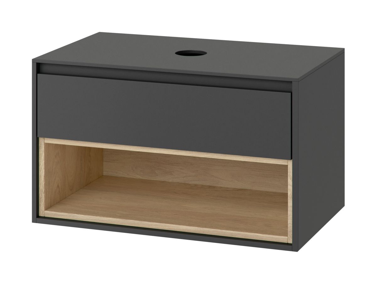 Darmowa Dostawa - Szafka wisząca podumywalkowa 81x45.7 cm Excellent Tuto MLEX0102800GRBL