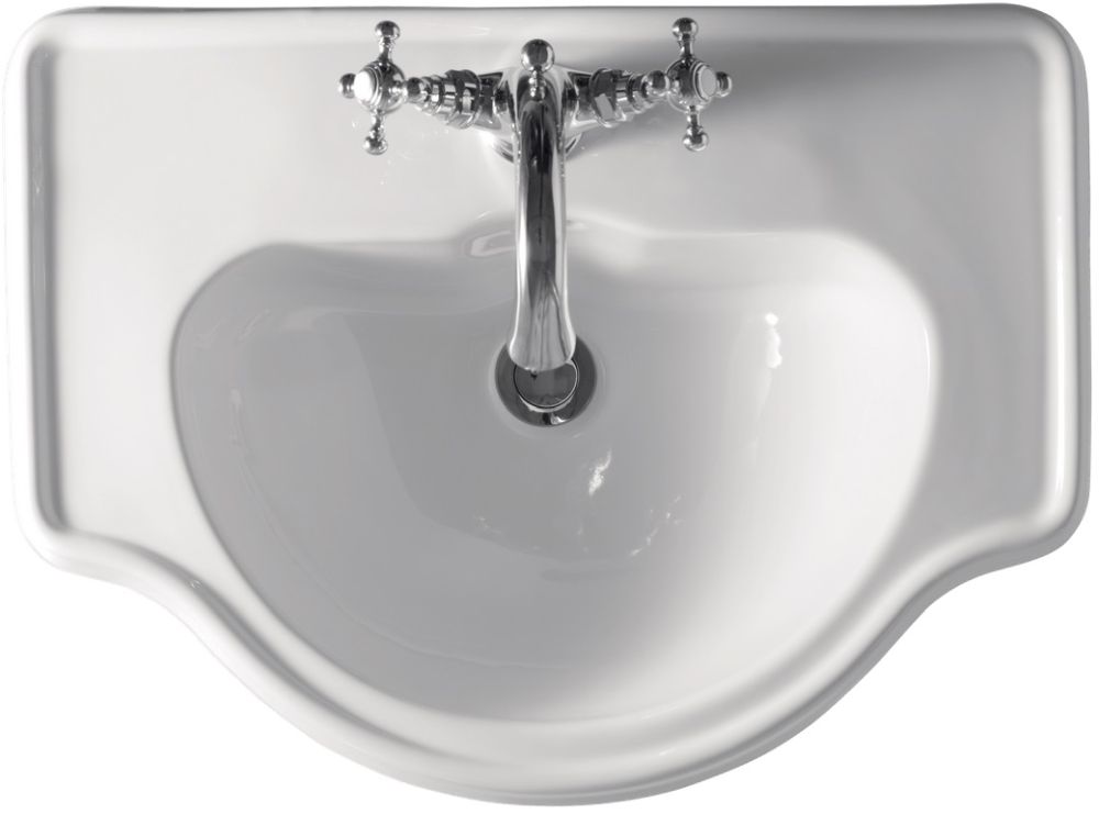 Darmowa Dostawa - Umywalka 62x46 cm wpuszczana biała Kerasan Retro 103001