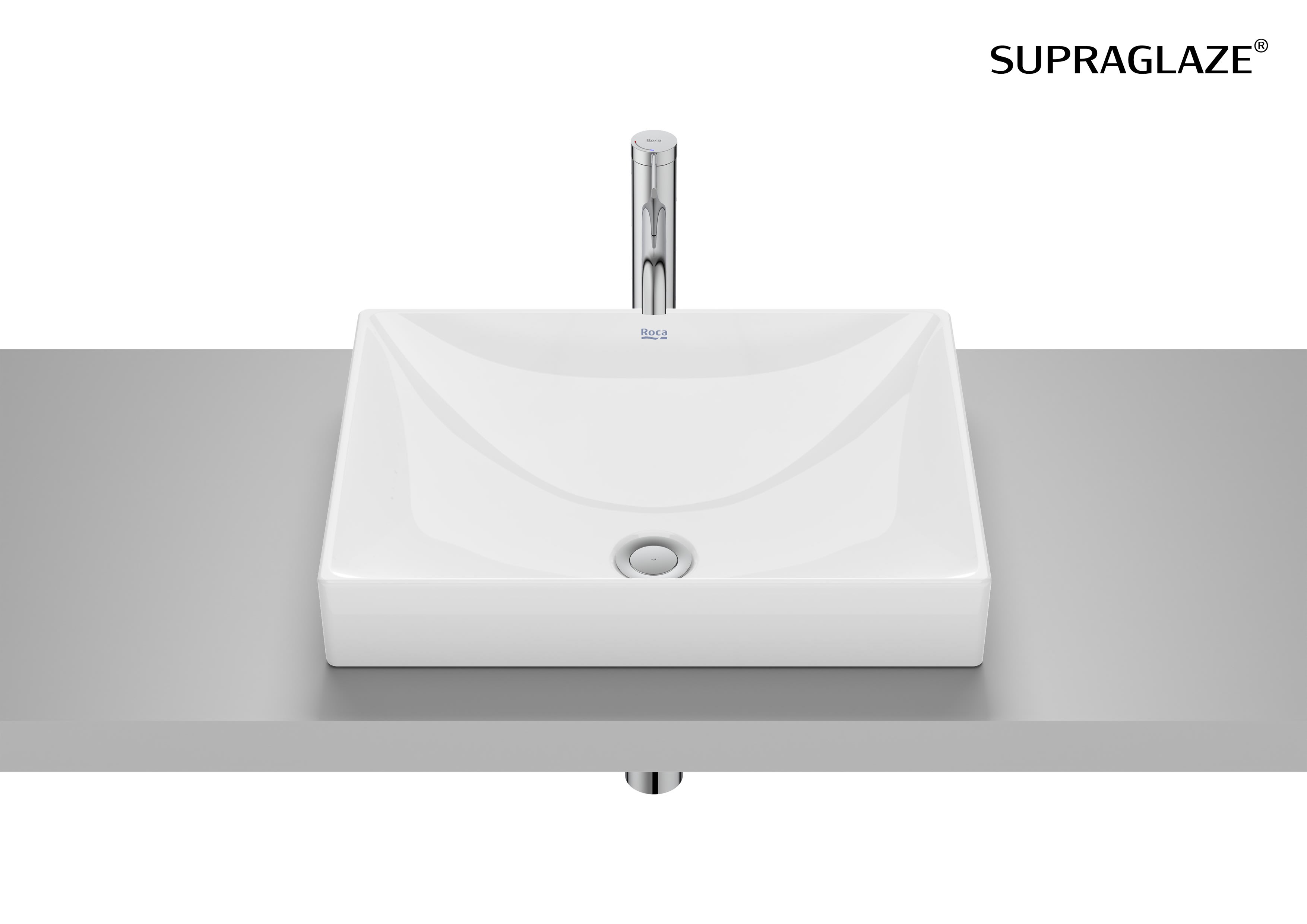 Darmowa Dostawa - Umywalka 50x38 cm prostokątna wpuszczana biała Roca Ona A32768KS00